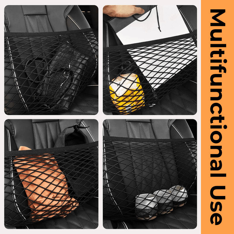 🚗 Upgraded Front Seat Car Storage Net Organizer