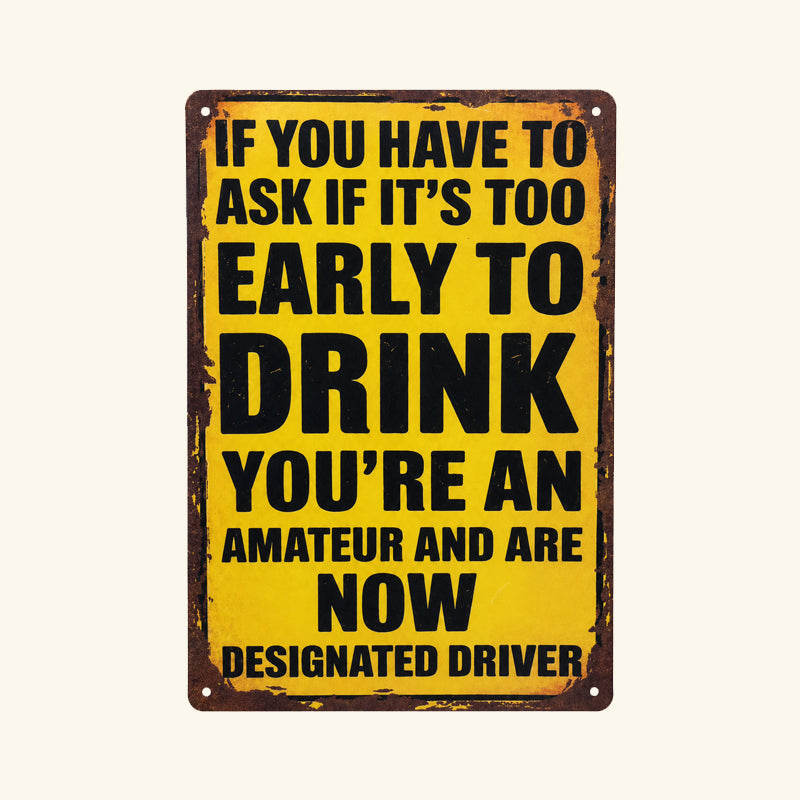 📢📢LAST DAY SALE 50% OFF😂🍺 Fun Drinking Metal Signs