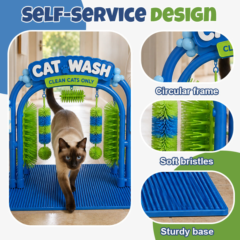 🐾 Self‑Service Cat Grooming Station – Stress‑Free Loose Fur Collector For Indoor Cats