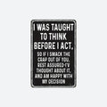 Humorous &amp; Satirical Metal Signs – a retro-style "men's cave" and garage wall decoration full of dark humor 😂🔥