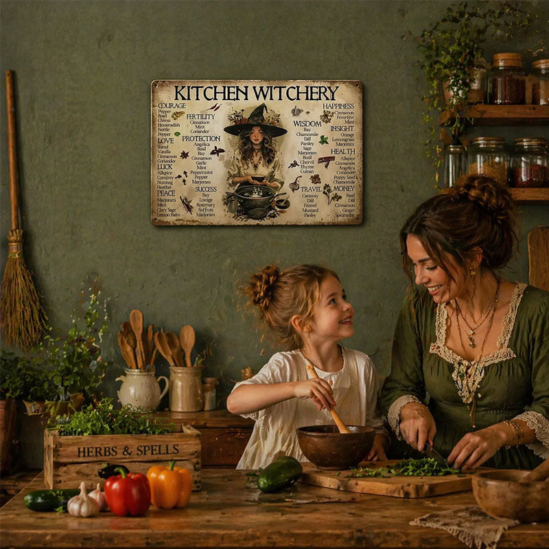 🧙♀️ The Kitchen Witch’s Guide Sign: Bring Good Mojo to Your Hearth