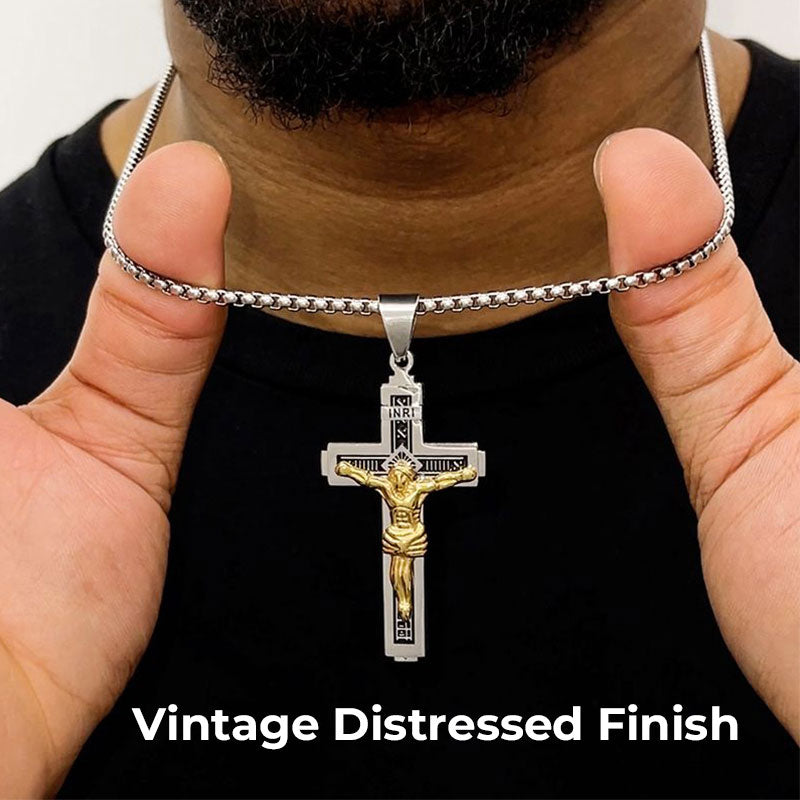 ✝️ Vintage Cross Pendant Necklace