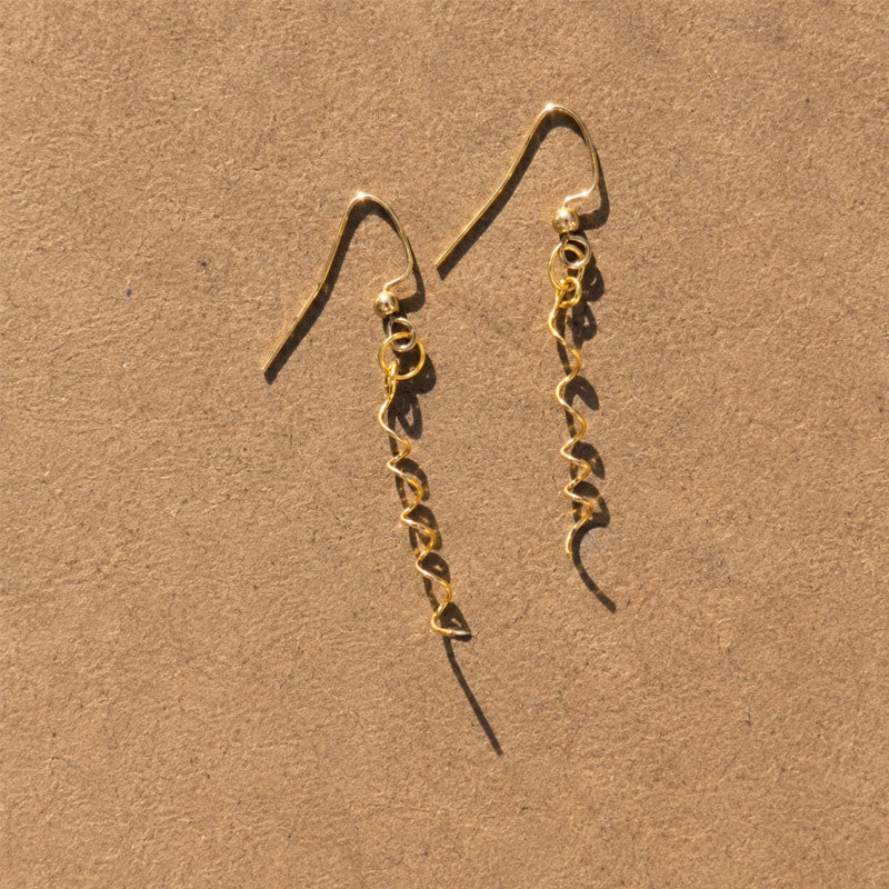 ✨Spiral Ikebana Earrings