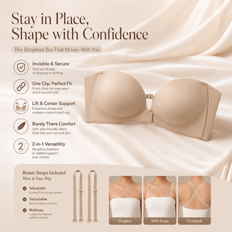 📢📢LAST DAY SALE 50% OFF✨Front Closure Push-Up Bra