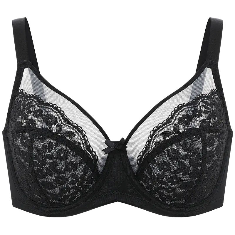 Elegant Lace Trim Push-Up Bra for Everyday Comfort & Style ✨💕🌸
