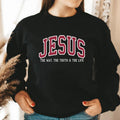 Christian Sweatshirt JE Hoodie Faith Sweatshirt - The Way, The Truth & The Life✝️