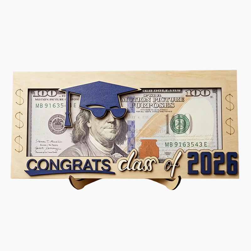 Creative Wallet For 2026 Graduation Season - Cash Organizer 🎓 — A Creative Way to Celebrate Their Big Achievement
