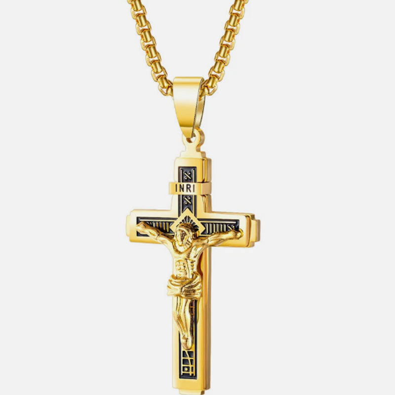 ✝️ Vintage Cross Pendant Necklace