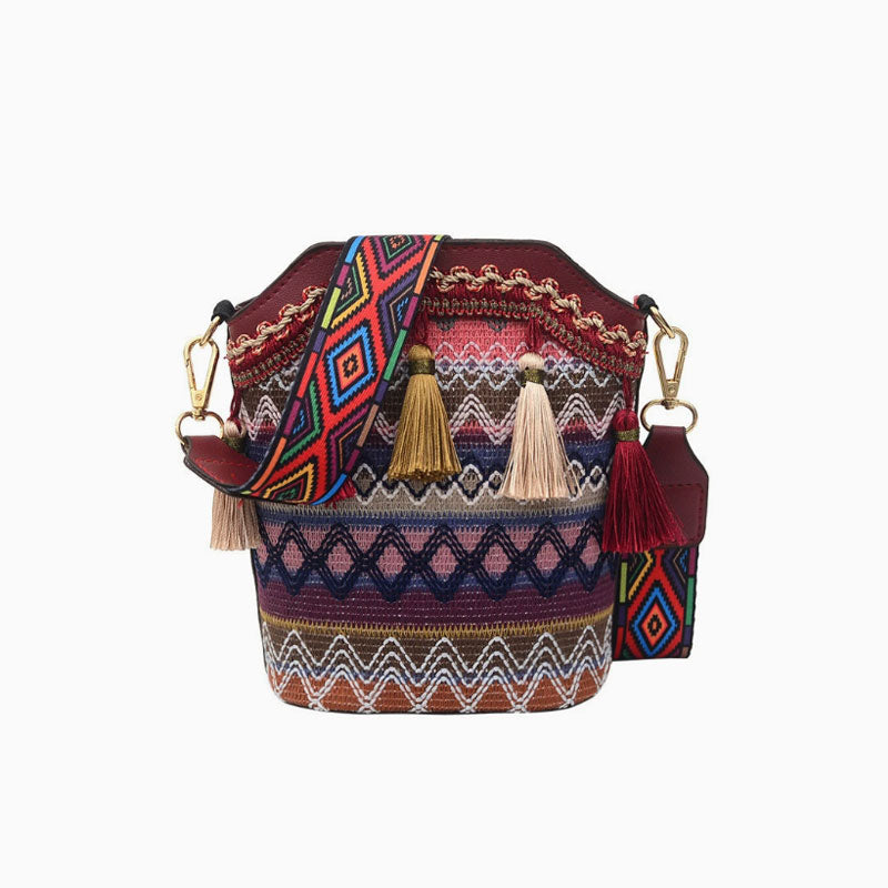 ✨2026 New Handmade Fringed Bucket Bag