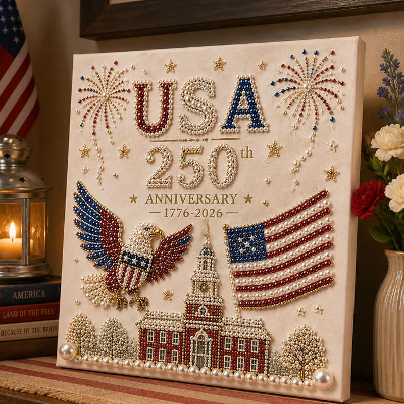 USA 250th Anniversary DIY Diamond Painting Kit✨💎