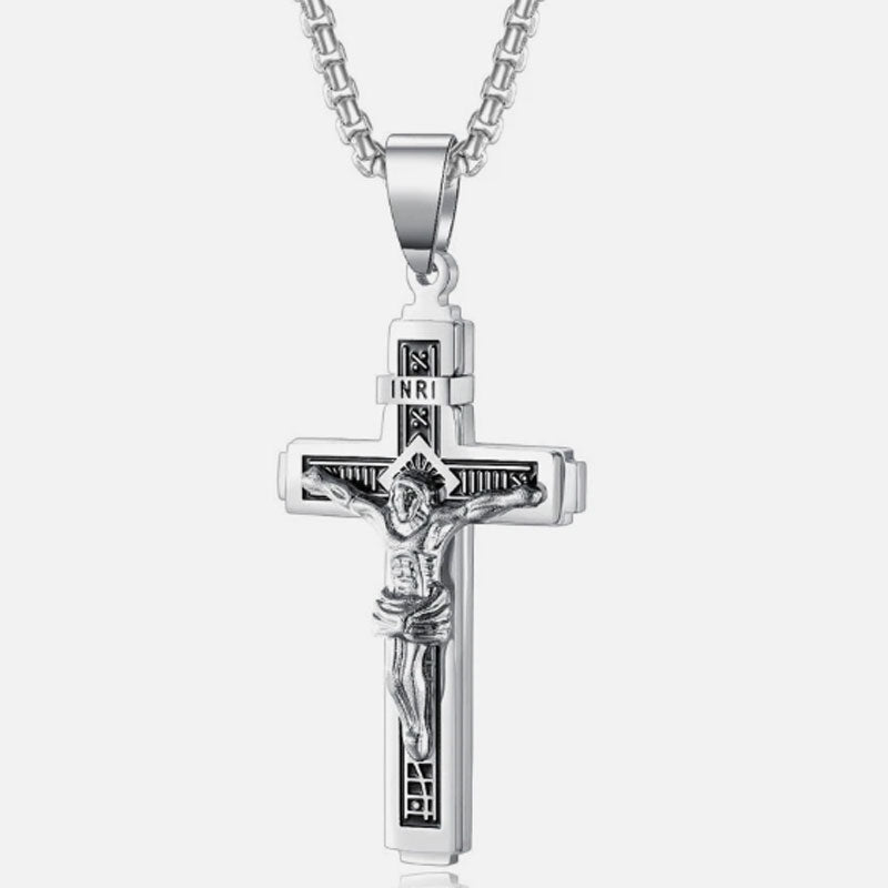 ✝️ Vintage Cross Pendant Necklace