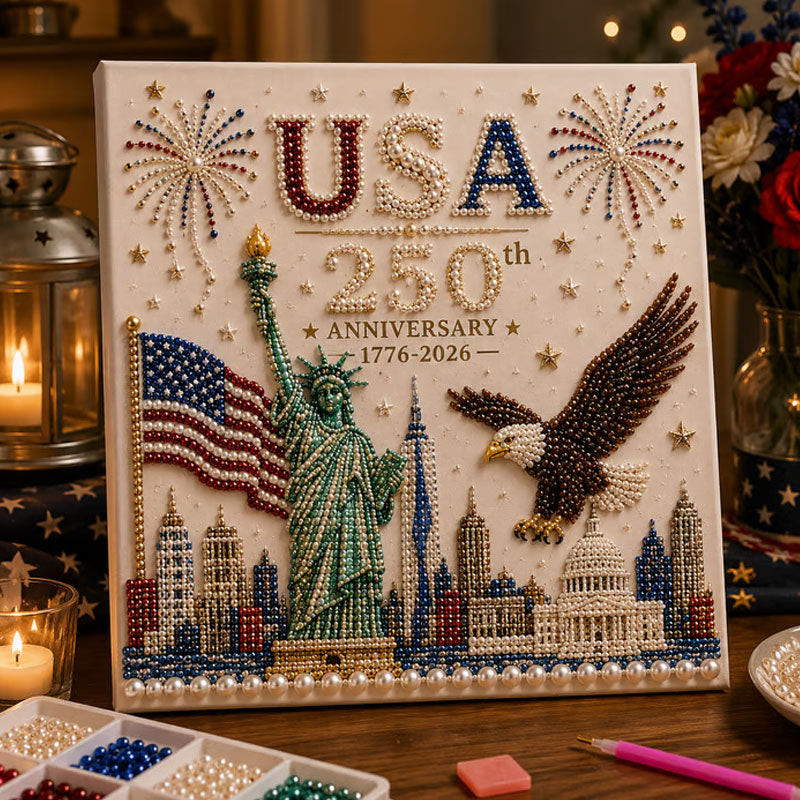 USA 250th Anniversary DIY Diamond Painting Kit✨💎