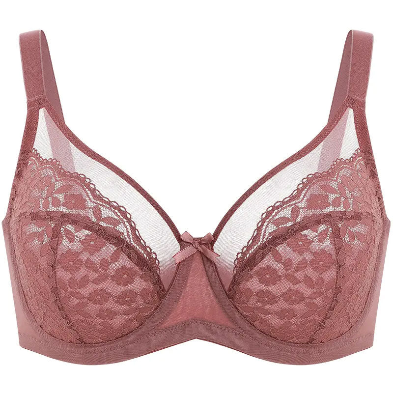 Elegant Lace Trim Push-Up Bra for Everyday Comfort & Style ✨💕🌸