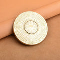 🧭 Brass Multi‑Ring Compass Ornament – Smooth Rotating Vintage Desktop Decor