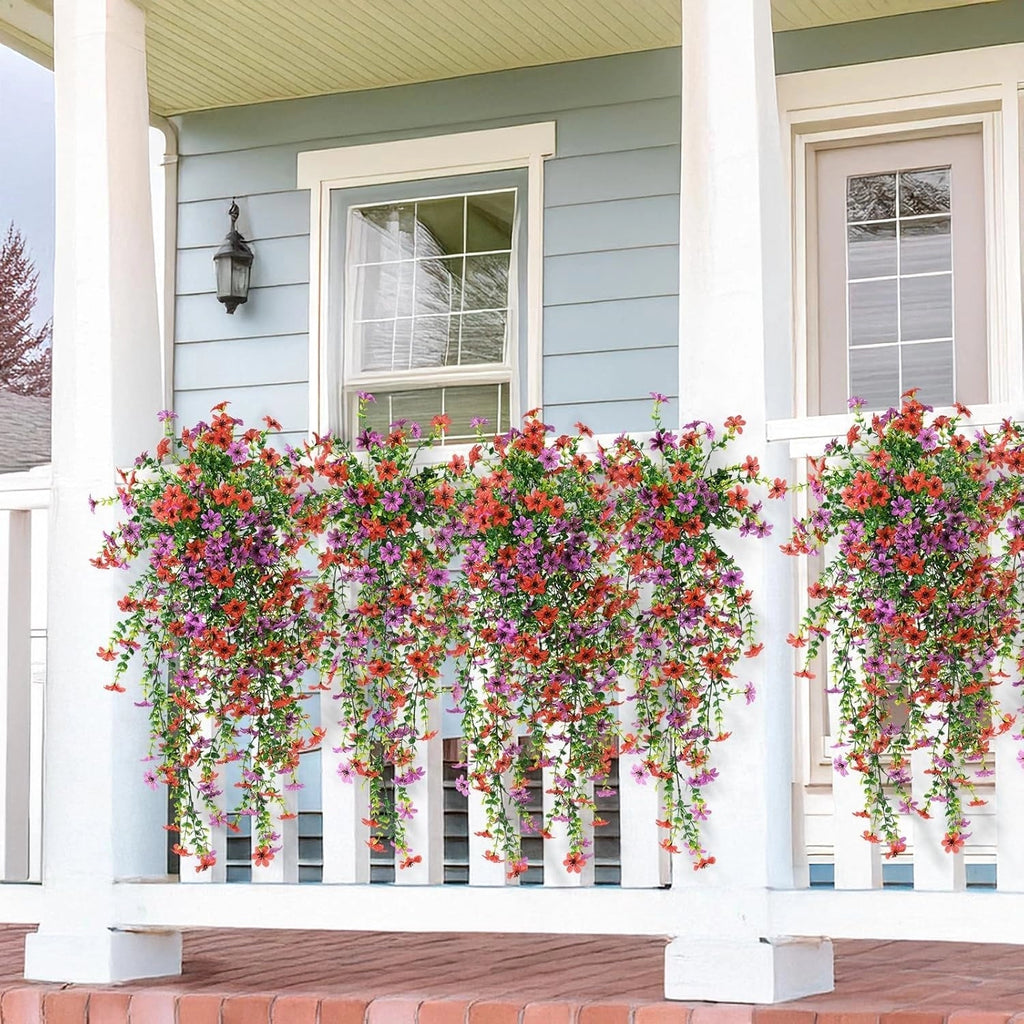 ⏳LAST DAY SPECIAL PRICE: $9.99!!🌷Outdoor cascading daisy and eucalyptus flowers – UV resistant