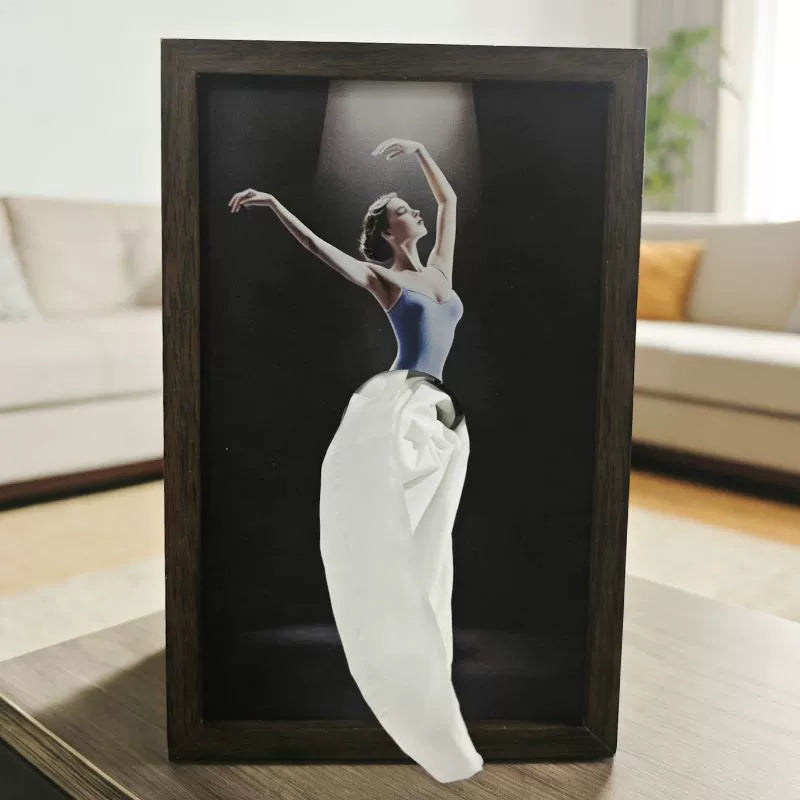 🏡Ballet Dancer Tissue Box with Light