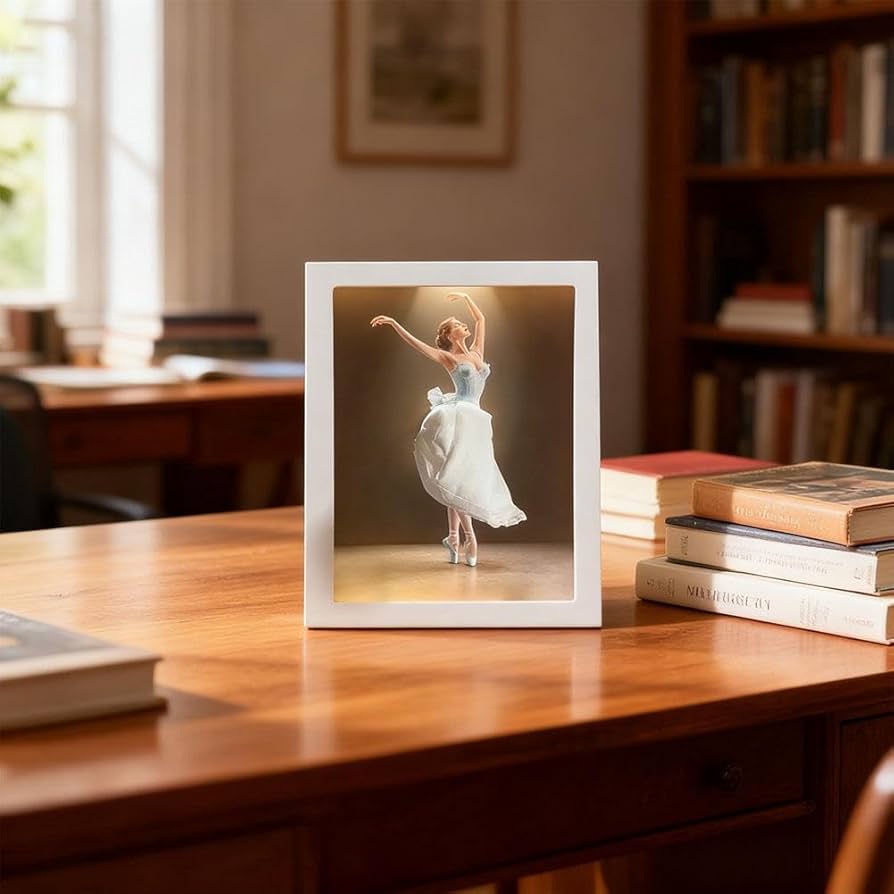 🏡Ballet Dancer Tissue Box with Light