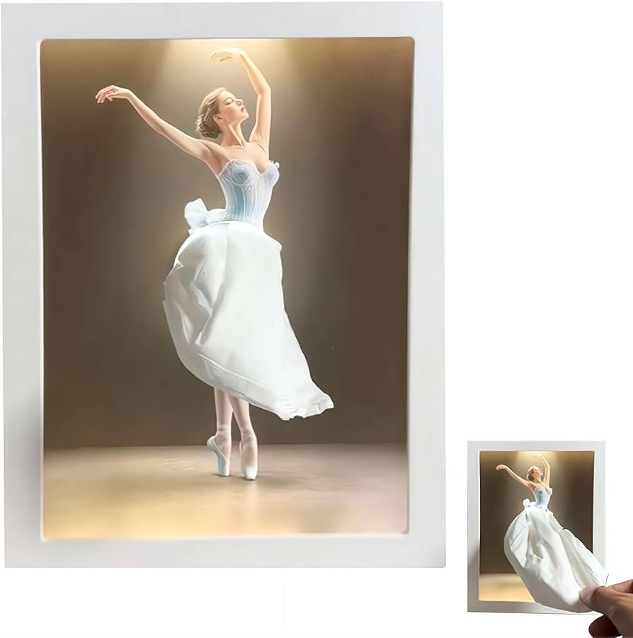 🏡Ballet Dancer Tissue Box with Light