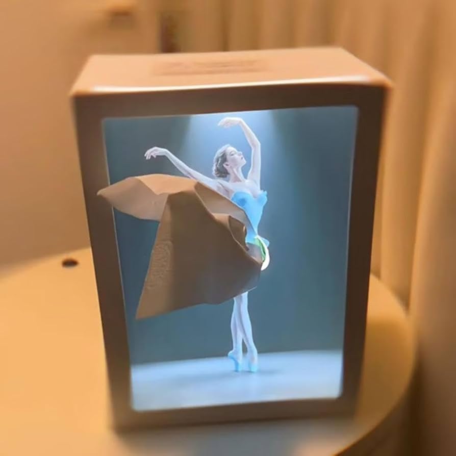 🏡Ballet Dancer Tissue Box with Light
