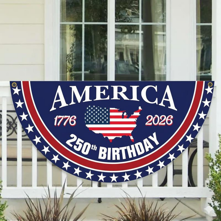 ✨ 250th Anniversary USA Fan Flag