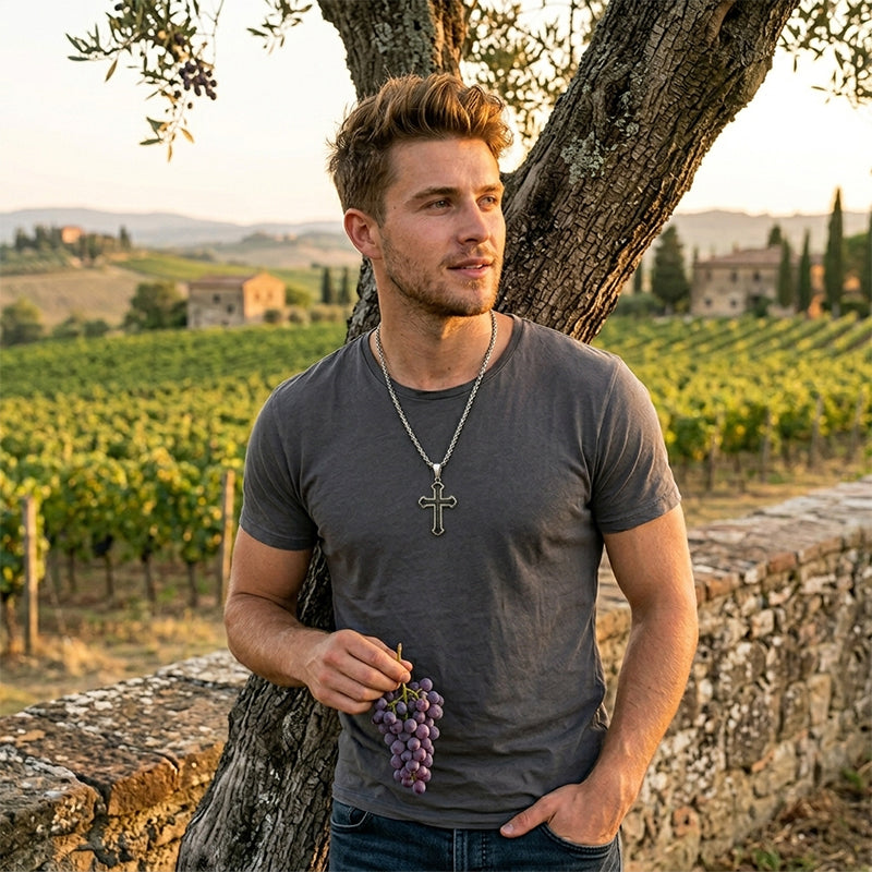 📢📢LAST DAY SALE 50% OFF✝️ “The Lord's Prayer” Cross Necklace -- Unisex